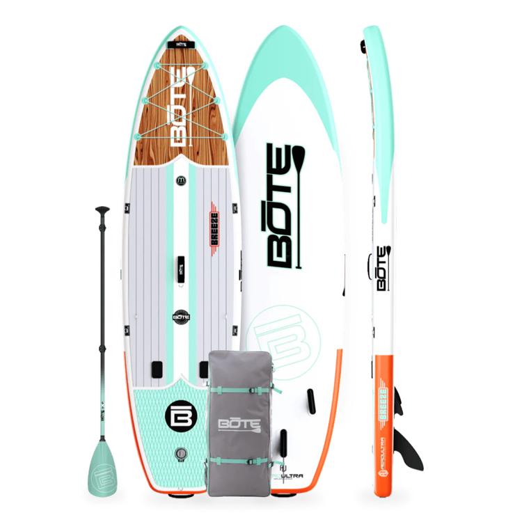 Bote Breeze Aero Inflatable 11'6" SUP Stand Up Paddleboard with Paddle - Image 6
